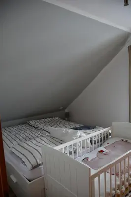 Ein Bett oder Betten in einem Zimmer der Unterkunft Bergluft