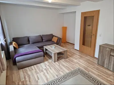 Ein Sitzbereich in der Unterkunft Ferienhaus 