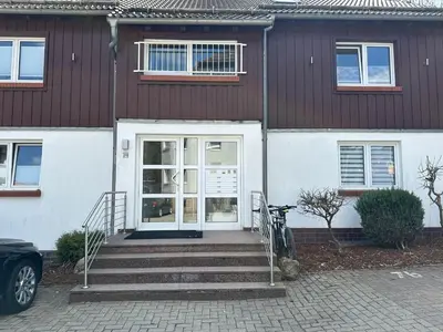 Eine Fassade oder ein Eingang zu Ferienwohnung Bergzauber Braunlage