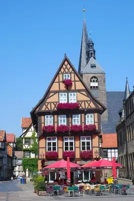 Das Gebäude in dem sich die Ferienwohnung befindet