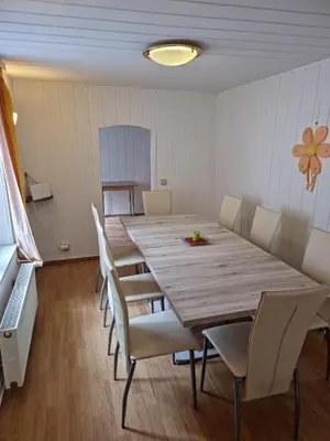 Ein Sitzbereich in der Unterkunft Ferienhaus 