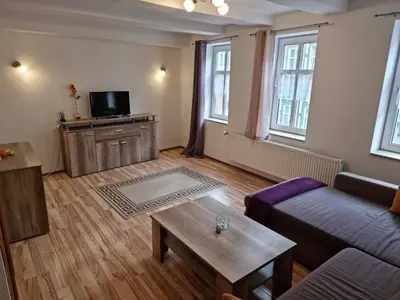 TV/Unterhaltungsangebot in der Unterkunft Ferienhaus 