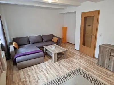 Ein Sitzbereich in der Unterkunft Ferienhaus 