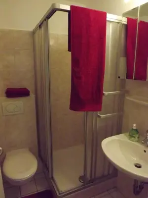 Ein Badezimmer in der Unterkunft Torfhaus-Blick