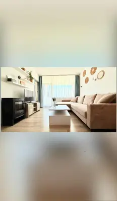 Ein Sitzbereich in der Unterkunft Family Lodge - familienfreundliches Appartement mit zwei Schlafzimmern im Ferienpark Hahnenklee