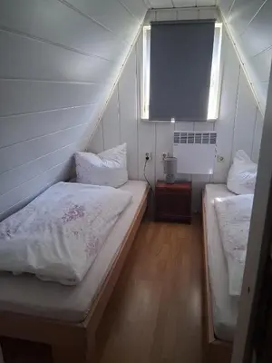 Ein Bett oder Betten in einem Zimmer der Unterkunft An der Holthemme