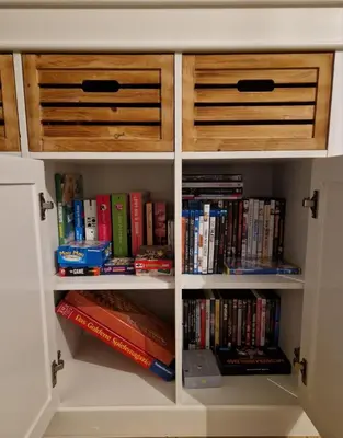 Die Bibliothek in der Ferienwohnung
