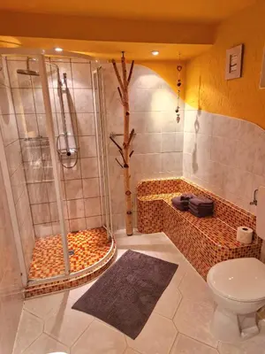 Ein Badezimmer in der Unterkunft Ferienwohnung Gute Seele