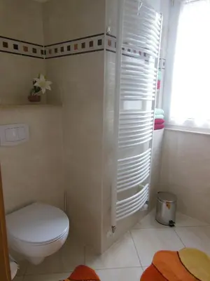 Ein Badezimmer in der Unterkunft Ferienhaus Harzidyll