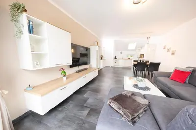 Ein Sitzbereich in der Unterkunft Appartment 4 Silke