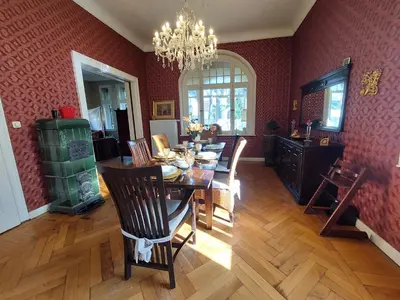 Ein Sitzbereich in der Unterkunft Villa Elisabeth 1905