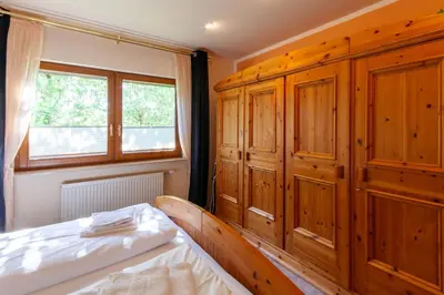 Ein Bett oder Betten in einem Zimmer der Unterkunft Ferienwohnung KaLü 3