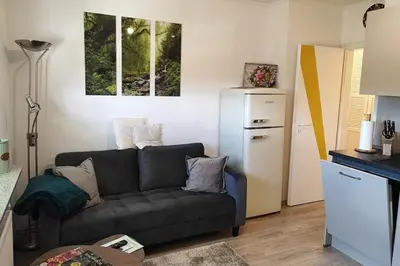 Küche/Küchenzeile in der Unterkunft Ferienwohnung KaLü 3a