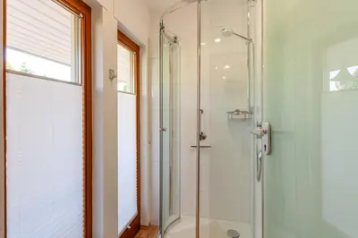 Ein Badezimmer in der Unterkunft Ferienwohnung KaLü 4