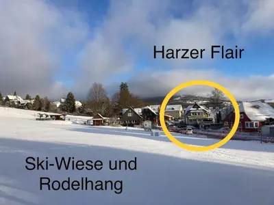 Ferienwohnung Abendsonne in der Villa Harzer Flair im Winter