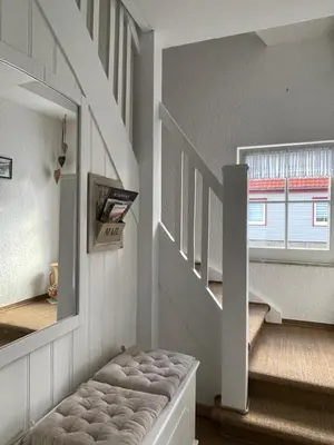 Ein Bett oder Betten in einem Zimmer der Unterkunft Landhaus Wiesengrund