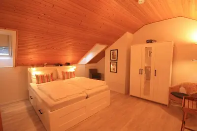 Grundriss der Unterkunft Unsere Ferienwohnung - Loft-Maisonette mit Balkon