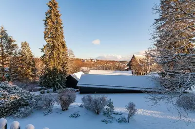 Ferienwohnung Kuschelhexe mit großer Terrasse im Winter