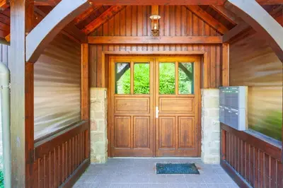 Grundriss der Unterkunft Ferienwohnung Hexenwerk mit Balkon