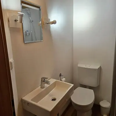 Ein Badezimmer in der Unterkunft Alte Wäscherei