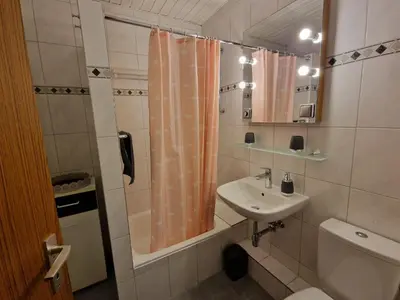 Ein Badezimmer in der Unterkunft Apartment Gipfelstürmer im Harz mit Schwimmbad