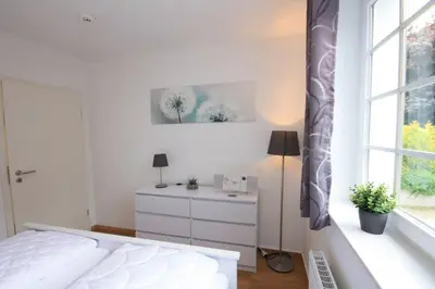 Ein Bett oder Betten in einem Zimmer der Unterkunft Ferienwohnung Wurmbergzeit mit Terrasse