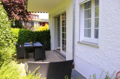 Ein Garten an der Unterkunft Ferienwohnung Wurmbergzeit mit Terrasse