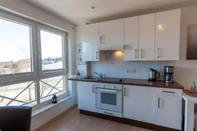 Küche/Küchenzeile in der Unterkunft Apartment Kleine Elfe am Hasselkopflift