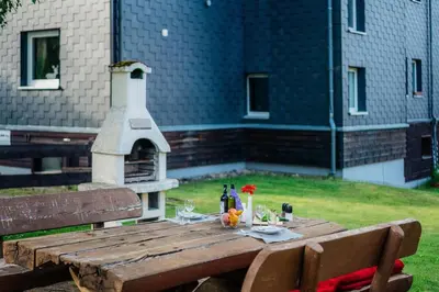 Getränke in der Unterkunft Schützenchalet Wurmbergblick mit Sauna und Grill