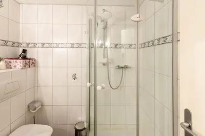 Ein Badezimmer in der Unterkunft Ferienwohnung Kruse