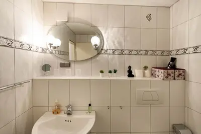 Ein Badezimmer in der Unterkunft Ferienwohnung Kruse