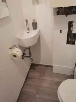 Ein Badezimmer in der Unterkunft Im Harzer Vogelnest Spatzennest