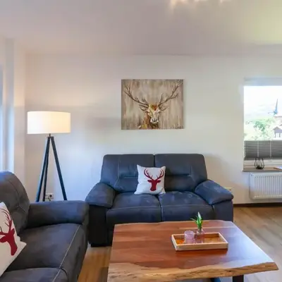 Ferienwohnung Bergsicht mit Balkon