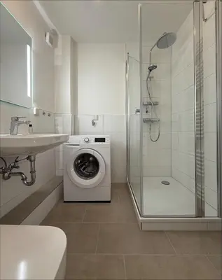 Ein Badezimmer in der Unterkunft Ferienwohnung Bergwiesenblick mit Balkon