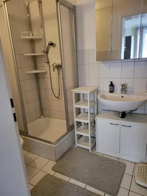 Ein Badezimmer in der Unterkunft Kleine Oase bei Nina 2