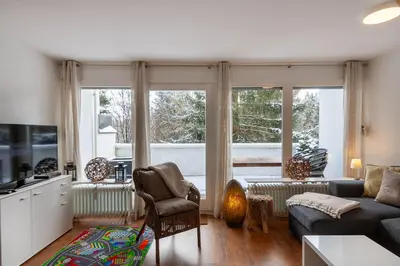 Grundriss der Unterkunft Ferienwohnung Paulsbergwiese mit Balkon