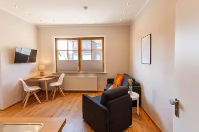 TV/Unterhaltungsangebot in der Unterkunft Ferienwohnung Waldfrieden 2 mit Garten und Grill