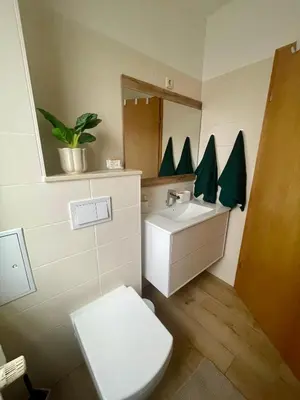 Ein Badezimmer in der Unterkunft Kaiserstube1