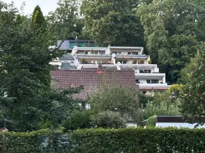 Das Gebäude in dem sich die Ferienwohnung befindet