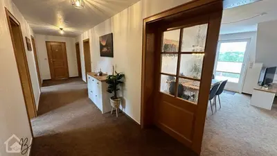 TV/Unterhaltungsangebot in der Unterkunft Ferienwohnung Bergmann mit Balkon und Kamin