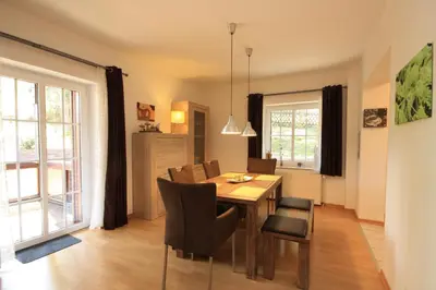 Grundriss der Unterkunft Ferienwohnung Kortum mit Balkon