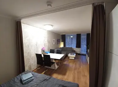 Ein Sitzbereich in der Unterkunft Ferienwohnung - Glockenbergtraum - im schönen Harz, 2 Zimmer mit Südbalkon