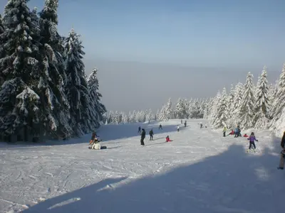 Gipfel Lounge im Winter