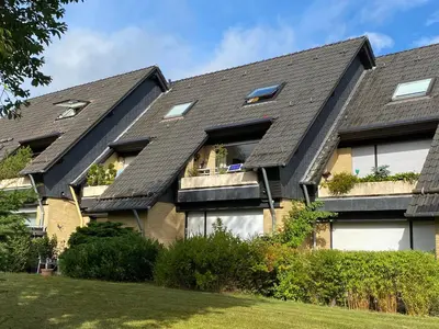 Das Gebäude in dem sich die Ferienwohnung befindet