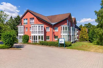 Das Gebäude in dem sich die Ferienwohnung befindet