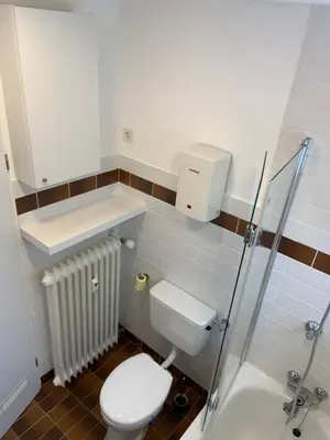 Ein Badezimmer in der Unterkunft Harzer Nest