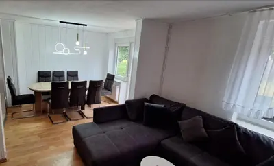 Ein Sitzbereich in der Unterkunft MaiFerien Harz - Haus Goldstrahl