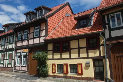 Das Gebäude in dem sich die Ferienwohnung befindet