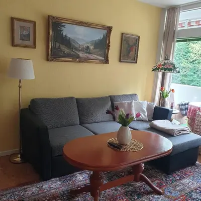 Ein Sitzbereich in der Unterkunft 3 Zimmer Apartment Kostenfreien WLAN