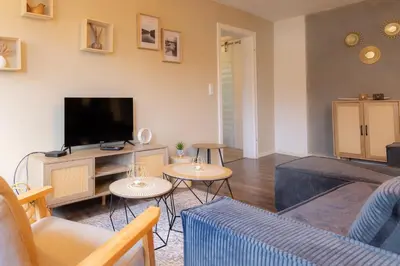 TV/Unterhaltungsangebot in der Unterkunft Ferienwohnung Tatort